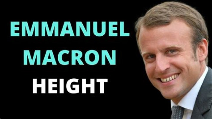 Emmanuel Macron Height And Weight: A Comprehensive Look