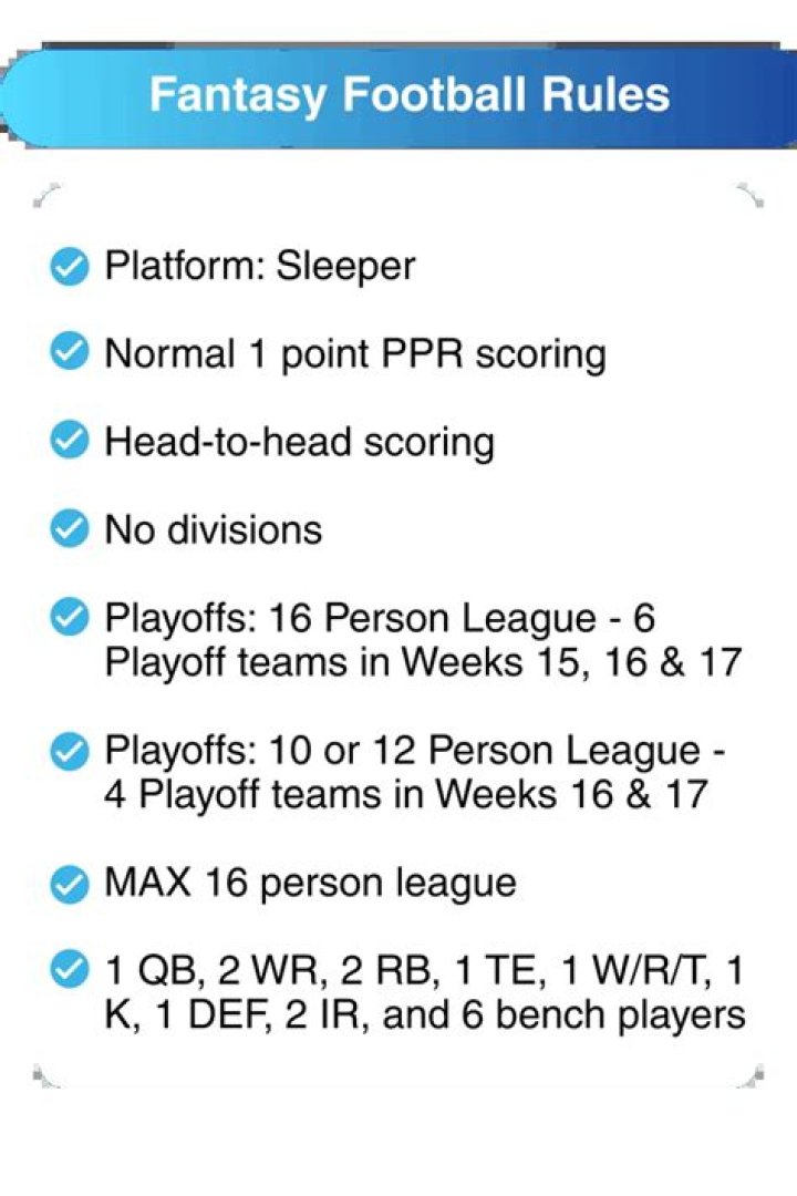 Fantasy Football Rules & Winning Strategies